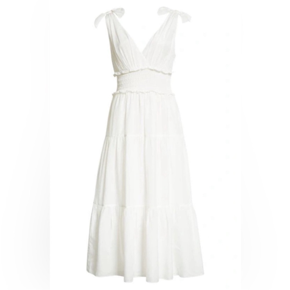 Cinq à Sept Tamar Tiered Smocked Dress